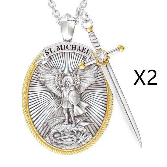 St. Michael Christian Faith Necklace