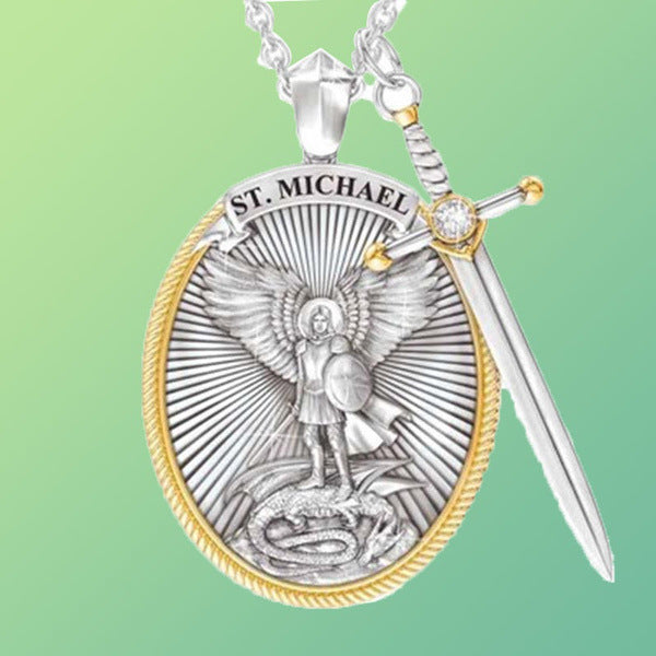 St. Michael Christian Faith Necklace