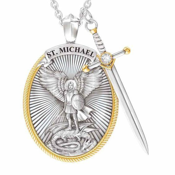 St. Michael Christian Faith Necklace